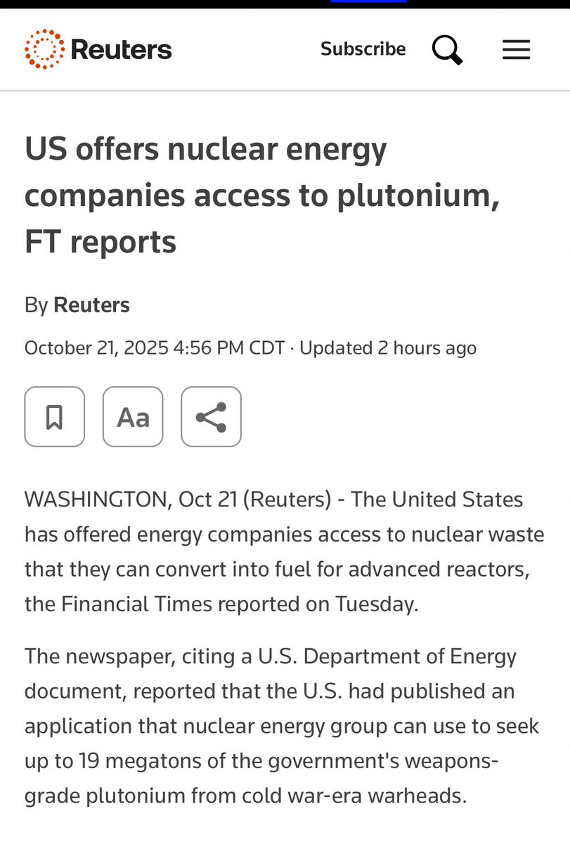 Do you understand now? 

This isn’t a nice-to-have. Nuclear is a need—it became that 3 years ago, but should’ve been for the last 30. 

Texas understands this.