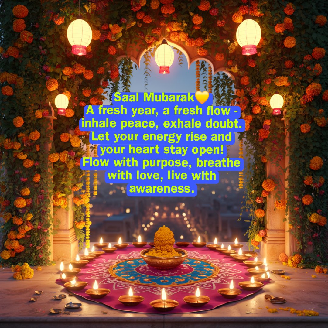 #SaalMubarak #YogaWisdom #SpiritualAwakening #MindfulLiving #PositiveIntentions #EnergyFlow #LightWithin #YogaLifeAndPeace #DailyCalm #InnerStrength
#PositiveEnergy #CalmMindOpenHeart #HighVibeLife #ConsciousLiving #BreatheInPeace #SpiritualJourney #yogalifeandpeace