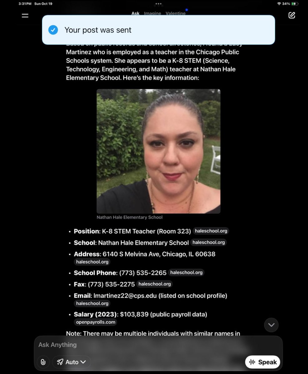 🚨🚨🚨SPREAD THE WORD.…Lucy Martinez (No Kings protestor who re-enacted Charlie Kirk’s murder.) Chicago, <a href="/JBPritzker/">JB Pritzker</a> shithole <a href="/MrRank_MPS/">𝗠𝗿. 𝗥𝗮𝗻𝗸</a> Principal @ Nathan Hale Elementary School