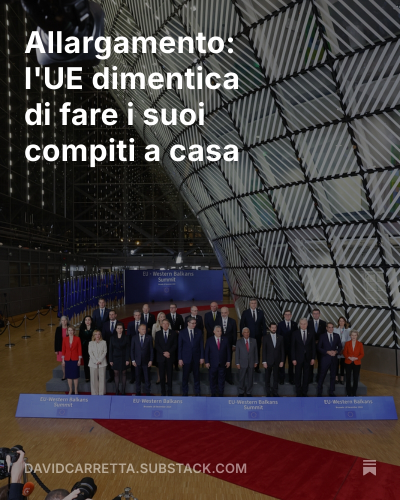 We are testing the English version of La Matinale Européenne.

Today's pilot episode: "Enlargement: the EU forgets to do its home work".

Bonus: Von der Leyen wants to steal Martin Selmayr from Kallas.👇

europemorningpost.substack.com/p/enlargement-…