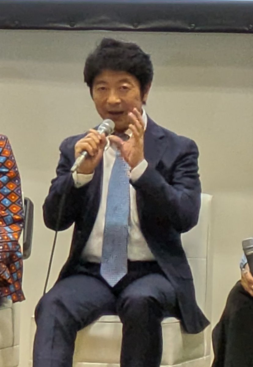 TICAD９公式サイドイベント開催報告(6)
パネリストの方達のご紹介です。国井修博士：グローバルヘルス技術振興基金（GHIT）のCEO
詳細⇒ sdgspromise.org/archives/16980

#TICAD9  #UHC  #NTDs