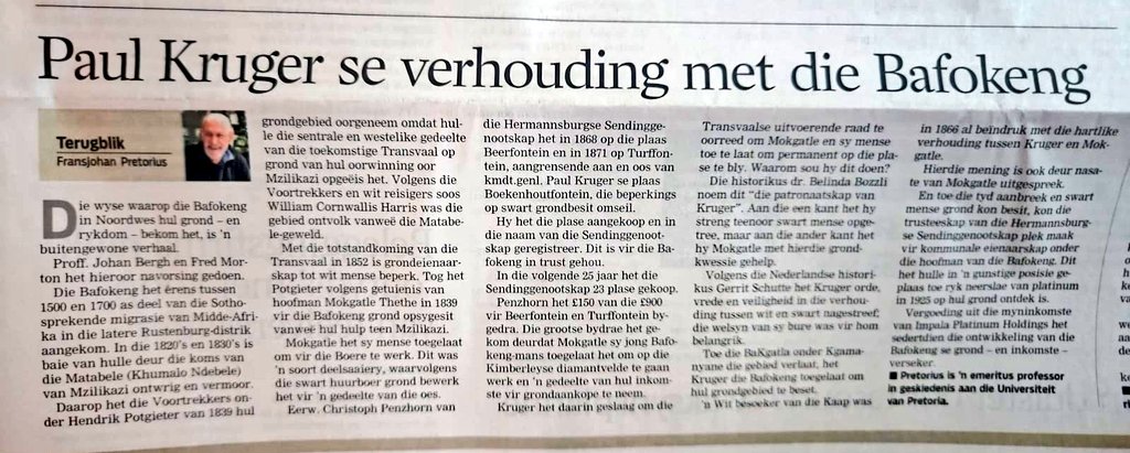 Paul Kruger het "orde, vrede en veiligheid in die verhouding tussen wit en swart nagestreef."