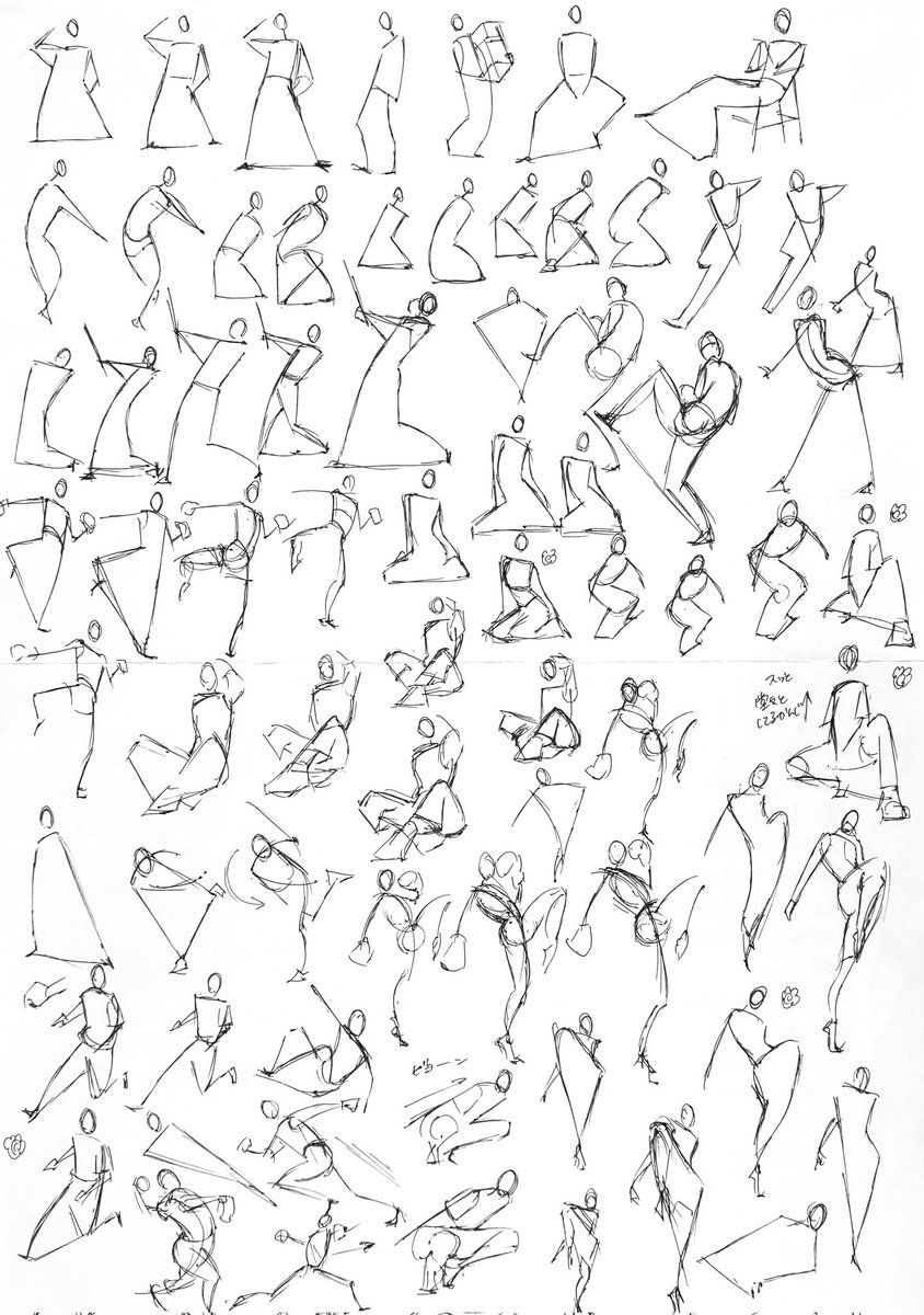 10/1～10/20までに描いたもの①

9月に沢山練習してだいぶ手が動くようにはなってきたものの、まだ自分の中で描くことへのハードルを感じてて(ストッパーがかかる感覚)、とにかく手当たり次第描こう！！と思って簡単な単体ポーズだけじゃなくて難しそうな複数人とかも、色々描くようにしてる✍️