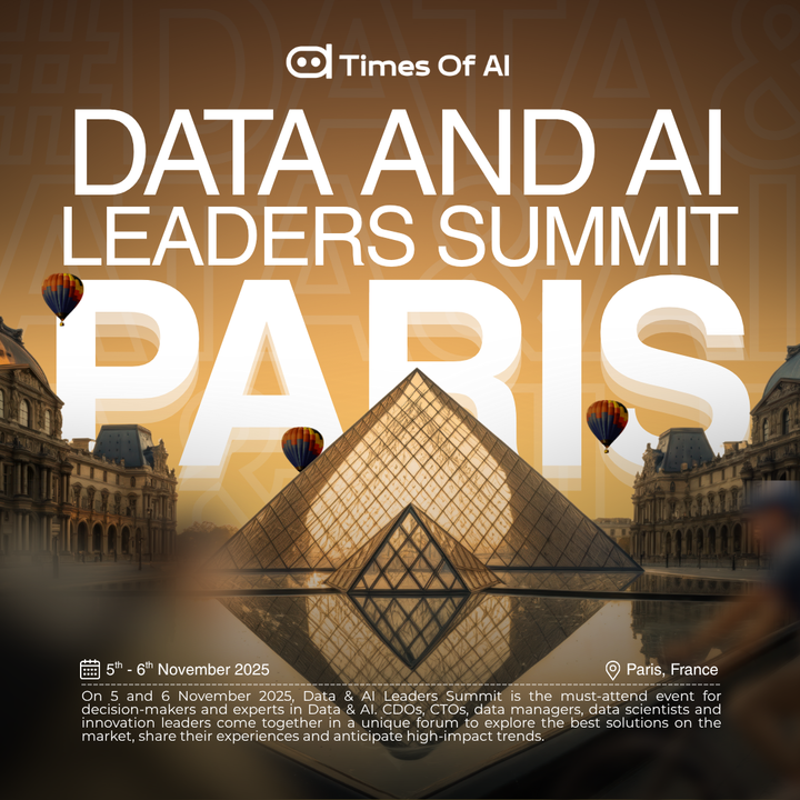 TimesOfAI_'s tweet image. ⏳ We’re excited to be a Media Partner of Data &amp;amp; AI Leaders Summit (Nov 5–6, 2025)!

🤖 Explore the latest in data &amp;amp; AI innovation
💬 Join exclusive workshops &amp;amp; panels
🏆 Network at the Cybersecurity Awards
🎟️ Register FREE 👉 techshowparis.fr/timesofaireg

#DataAISummit
