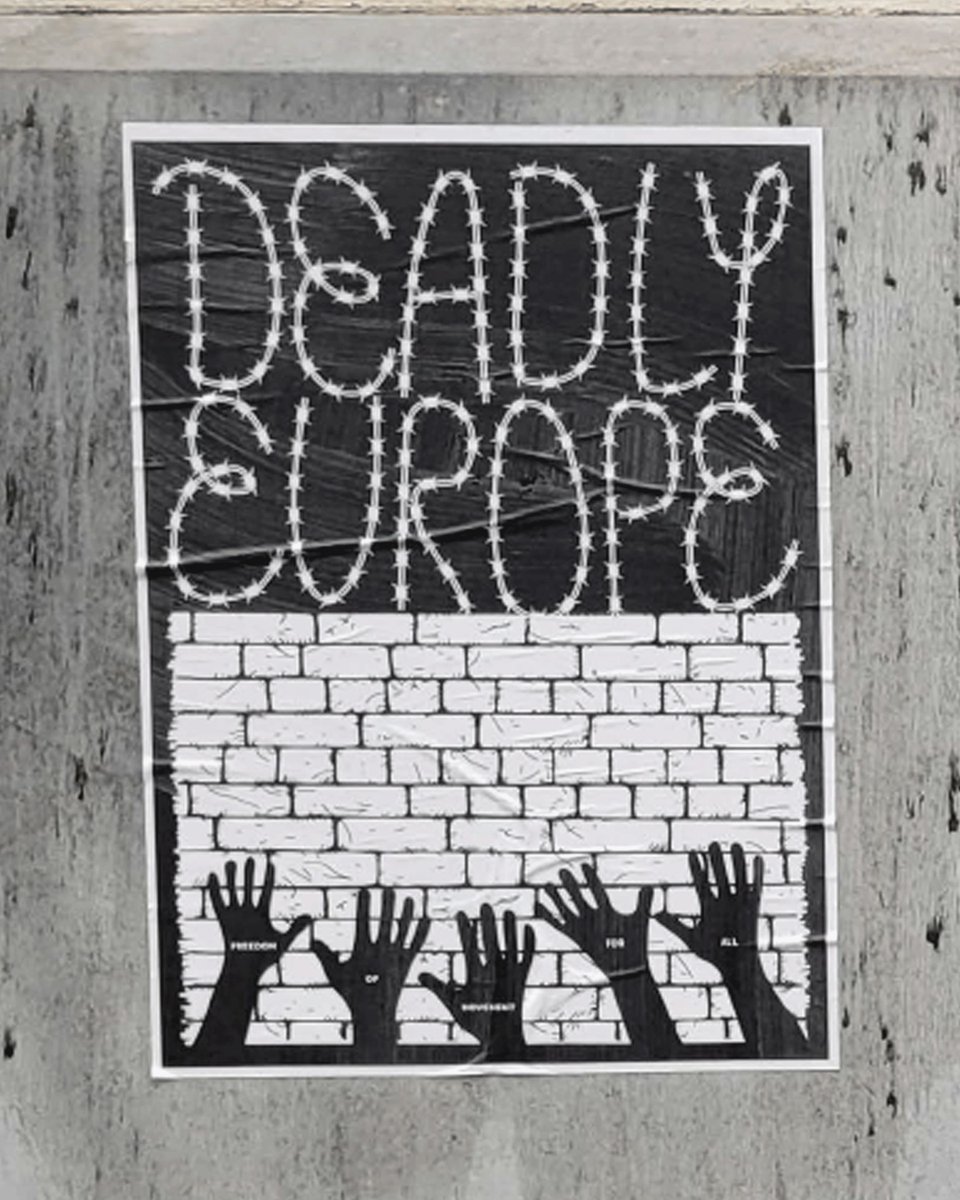 AntifaGraphics's tweet photo. More stickers and posters spotted on the streets. Thanks for sending us!

#antifagraphics #posterart #stickerart #streetart #antifascism #destroyfascism #healthcare #womanlifefreedom #deadlyeurope https://t.co/P0rTLdXVoi