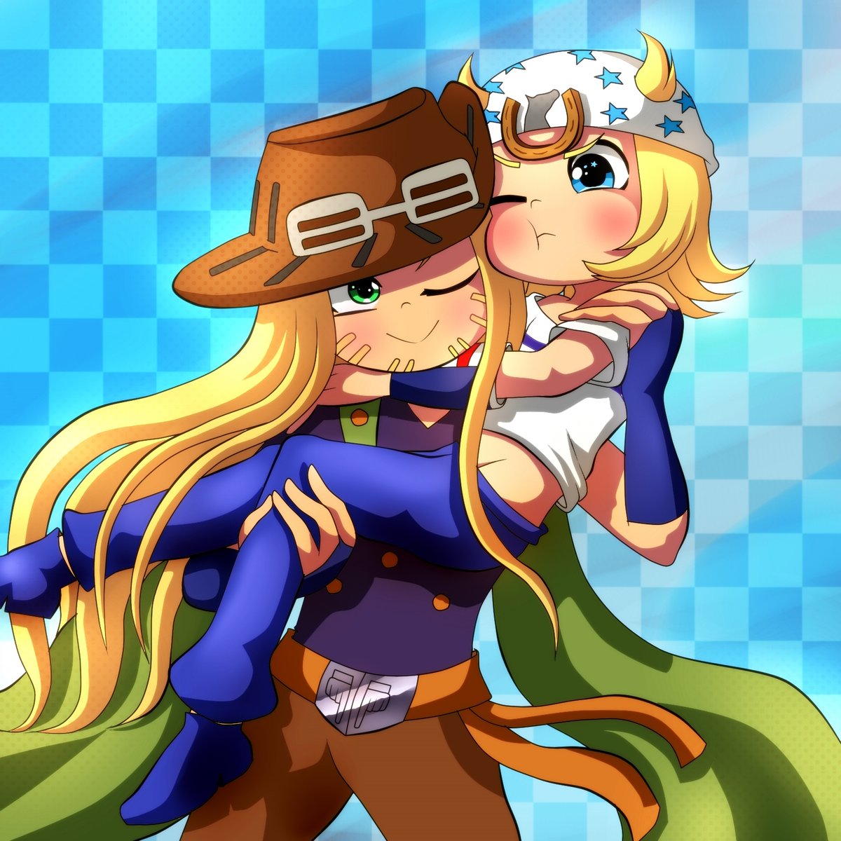 Omiasmall's tweet image. more chibis #steelballrun #gyro #johnnyjoestar