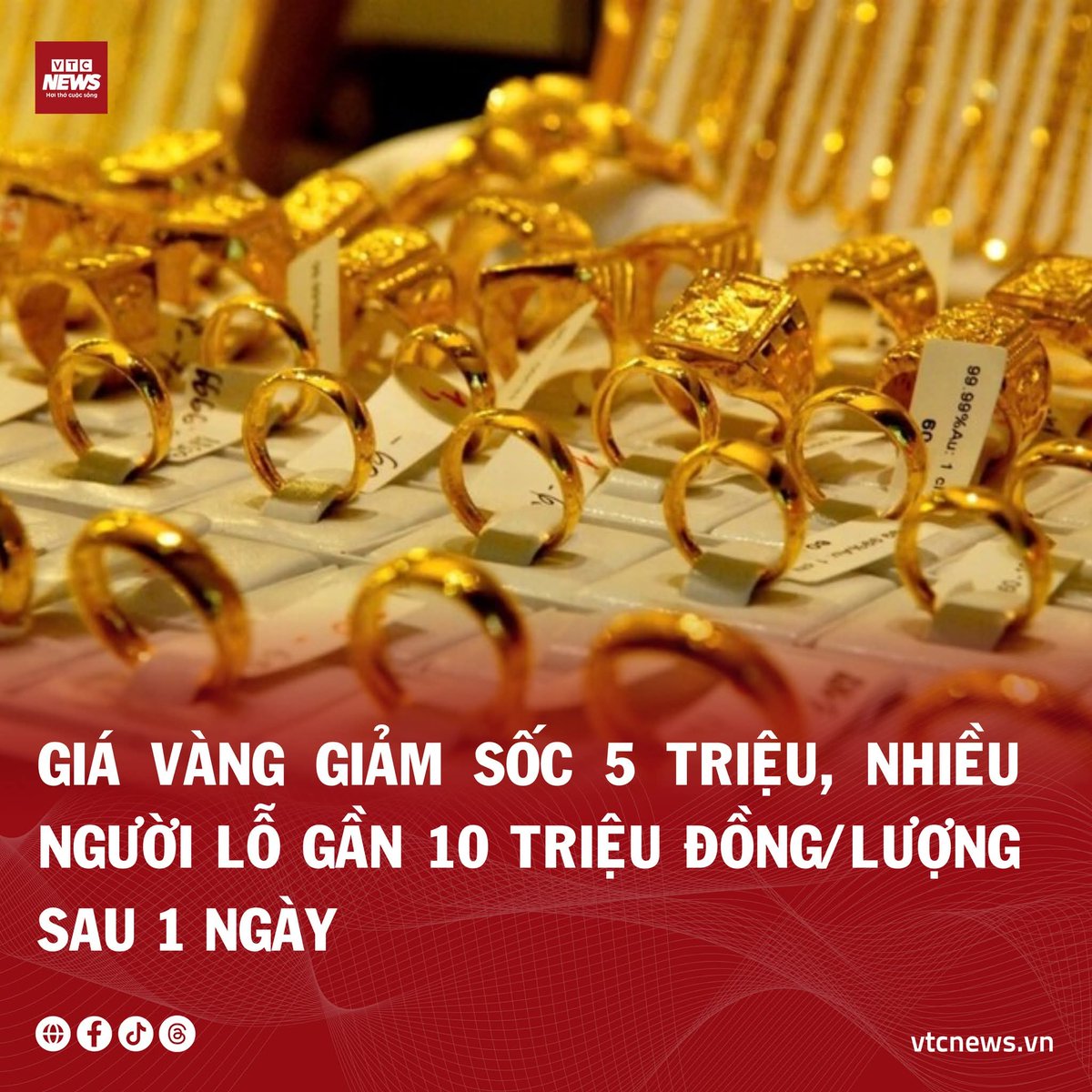 Đợi vàng giảm xuống 5tr chỉ mua trữ cho đã tay. ♥️