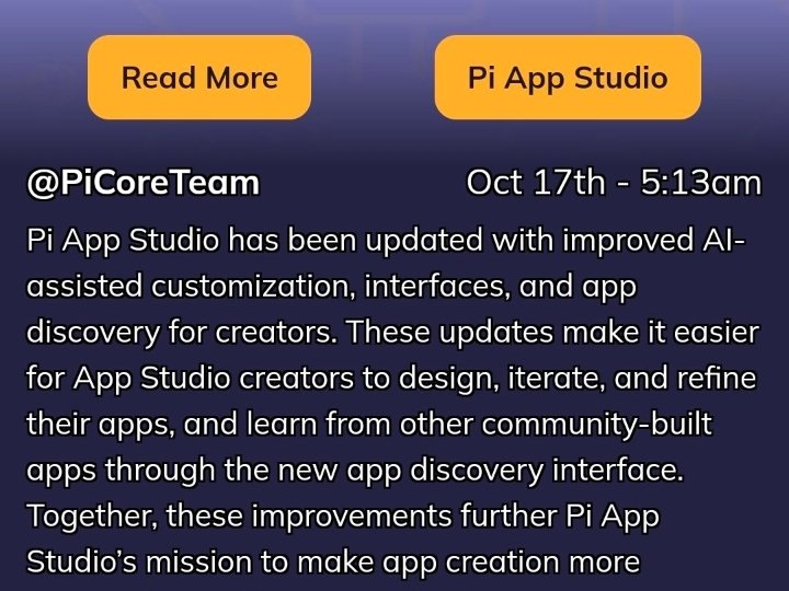 LitterFoer_357's tweet image. 壁纸隆重推出  #Pi  应用工作室(Pi App Studio)AI 工具 —— 让每个人都能无需编程,轻松创建去中心化应用(dApp)!🤖⚡
💡 使用拖放式 AI 模块构建你梦想中的应用
🔗 基于 #Web3 与 #PiNetwork 生态系统强力驱动
⚙️ 快速、安全、去中心化的创新平台,为每一位创造者而生
