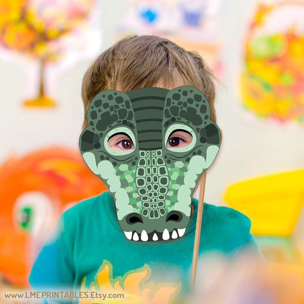 lmeprintables's tweet photo. Crocodile Printable Mask Reptile Costume Halloween Green Animal Funny Caiman Alligator Photo Booth Birthday Party Favor Kid Adult Carnival https://t.co/MTyRnzZB6b via @Etsy #schoolprojectideas #halloweencraft #alligatormask #crocodilemask #halloweenforkids #costumesfortoddlers https://t.co/1RfGofbCKl