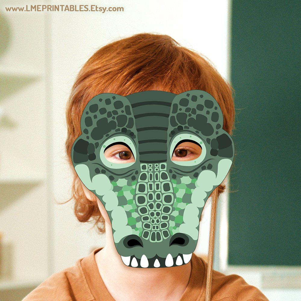 lmeprintables's tweet photo. Crocodile Printable Mask Reptile Costume Halloween Green Animal Funny Caiman Alligator Photo Booth Birthday Party Favor Kid Adult Carnival https://t.co/MTyRnzZB6b via @Etsy #schoolprojectideas #halloweencraft #alligatormask #crocodilemask #halloweenforkids #costumesfortoddlers https://t.co/1RfGofbCKl
