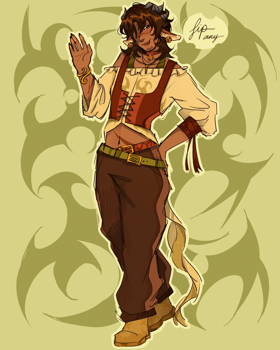 7catclues's tweet photo. dnd oc redesign https://t.co/3EMka7Q84I
