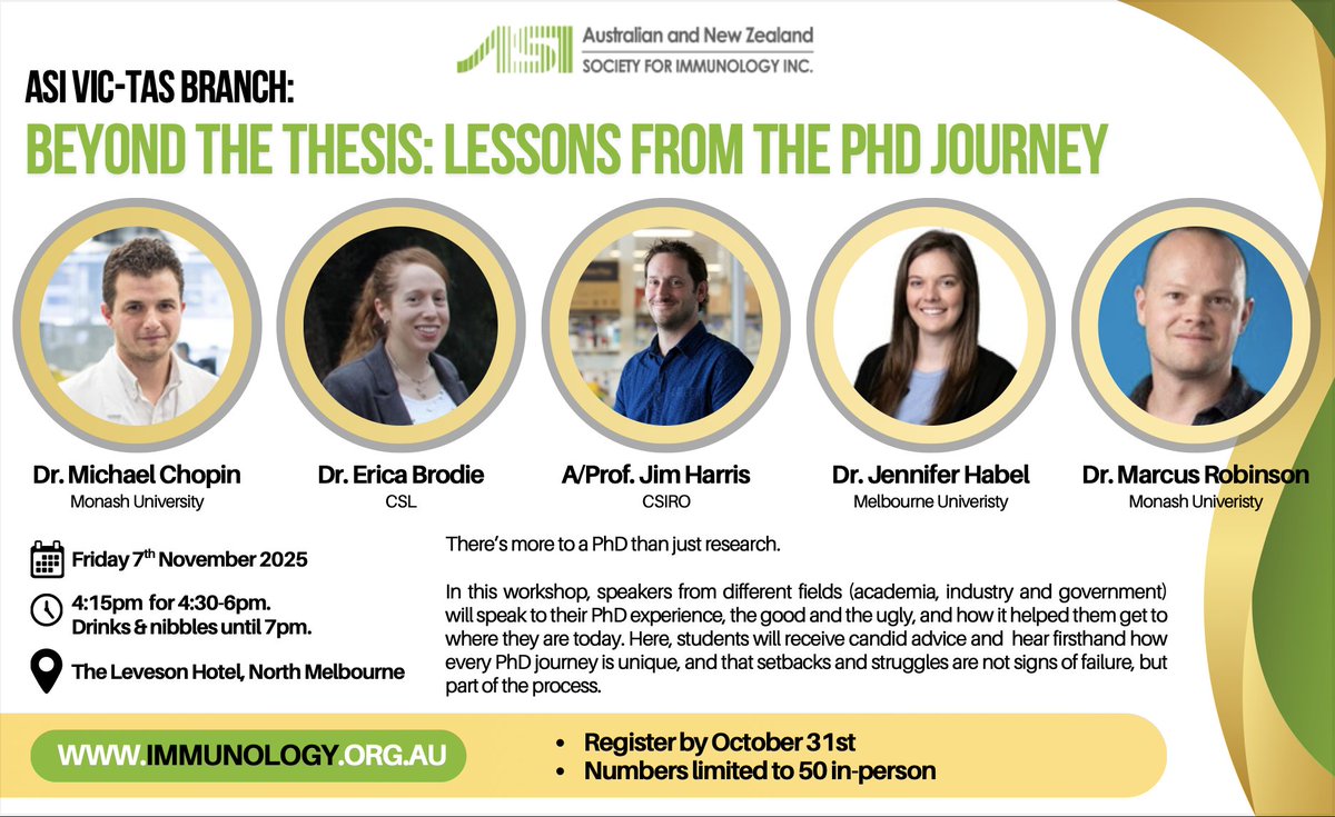 🎓 Want to know what a PhD can offer you beyond research?

Join us at our free workshop: "Beyond the Thesis: Lessons from the PhD Journey" - where speakers from industry to academia share insights in their career journey. 

Spots limited! Register by 31st October.