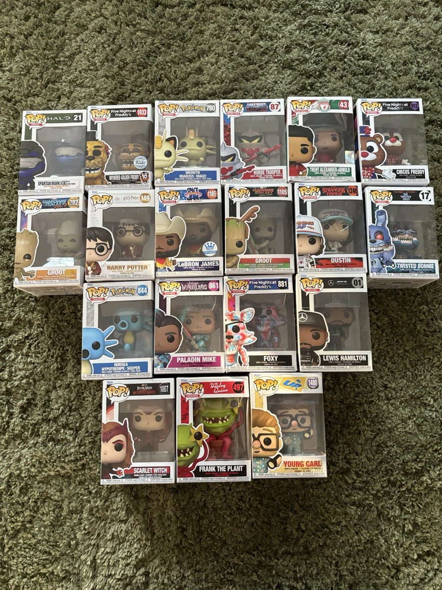 Funkopopenthus3's tweet image. !!19!! Funko Pop! Vinyl - All Complete - Great Condition Vinyl Figures Bundle
Ends Thu 23rd Oct @ 6:01pm
ebay.co.uk/itm/3174330999…
#ad #funko #funkopop