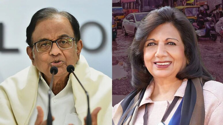 ndtv's tweet photo. Kiran Mazumdar Shaw Offers To Fund Bengaluru Road Repair, P Chidambaram Responds
https://t.co/WnuD7daZz8 https://t.co/iIPaevWroC
