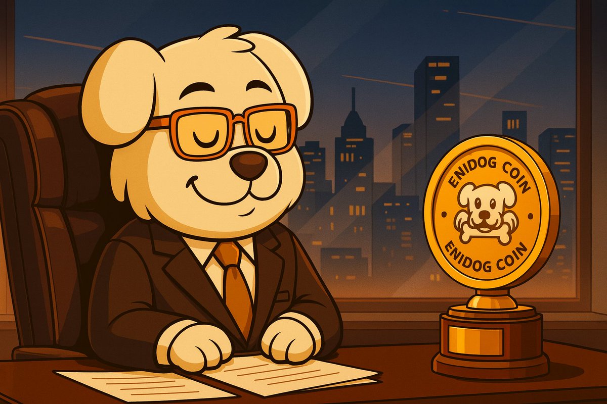 eni_dog's tweet photo. 🐶 In ENIDOG, there’s no single boss the whole pack runs the office. 💼🔥
Every holder = CEO.
Every meme = movement.
#ENIDOG #CommunityDriven #MemeFinance https://t.co/O9IiFn4NF1