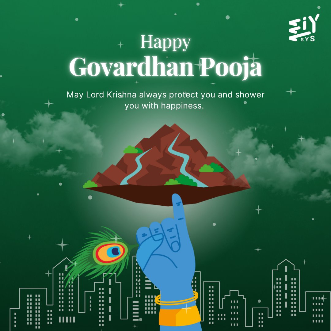 🌾✨ Celebrating #GovardhanPooja,  a reminder of gratitude, growth &amp; balance!

At Eiysys, we believe innovation thrives when rooted in purpose and sustainability. 🌱💡

#HappyGovardhanPooja #Eiysys #InnovationForGood #FestiveVibes