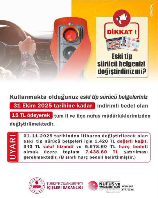 📌 Alo 199 
📢 Randevu.nvi.gov.tr 
‼️ e-Devlet aracılığıyla randevu alarak en kısa sürede başvurularınızı gerçekleştirebilirsiniz.
#HayatınızınHerAnında