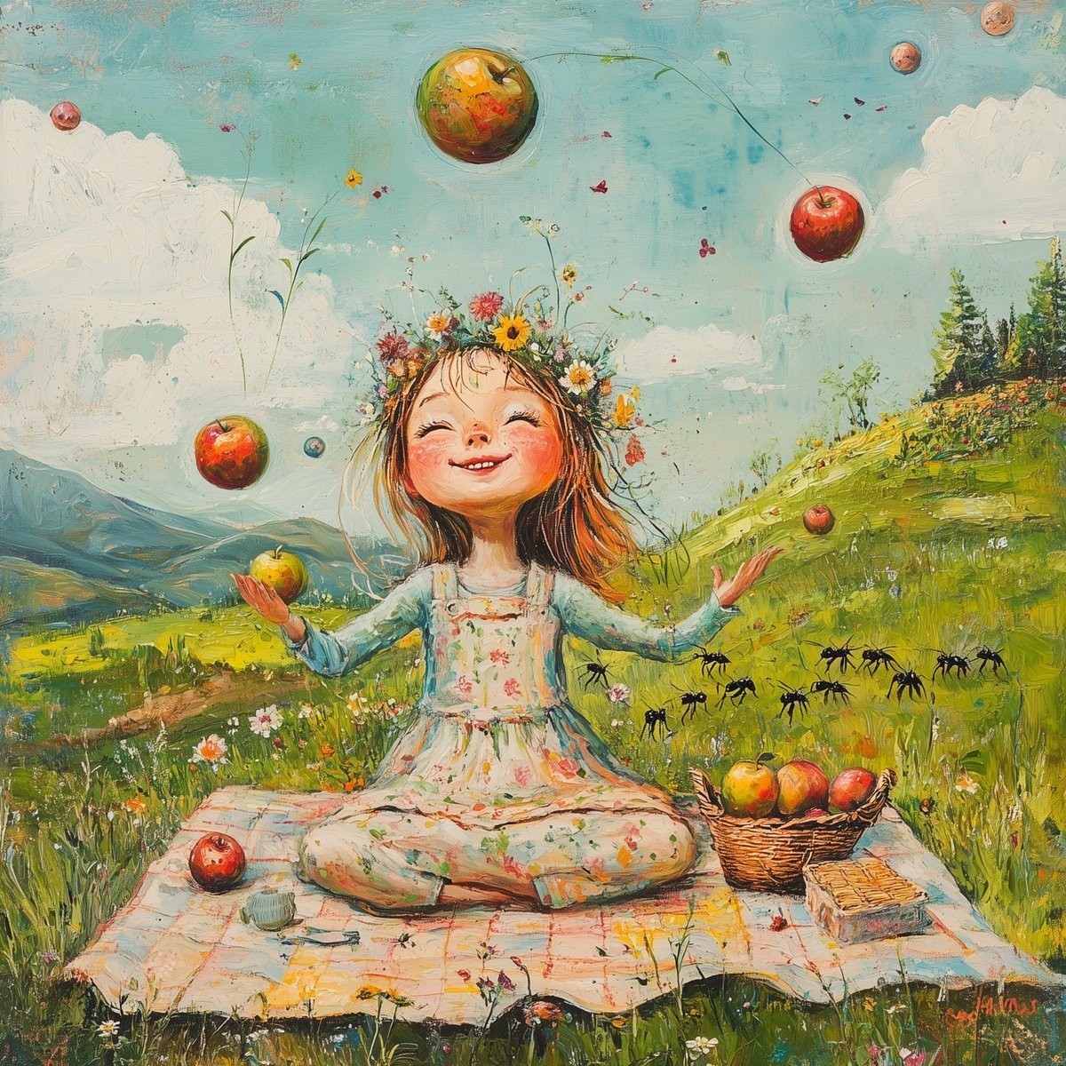 Runtelart's tweet image. Good Morning everyone.I sincerely hope you have a wonderful day.🤗 ☀️

#AIarts #DigitalArtist #Oilpainting #AIArtCommunity