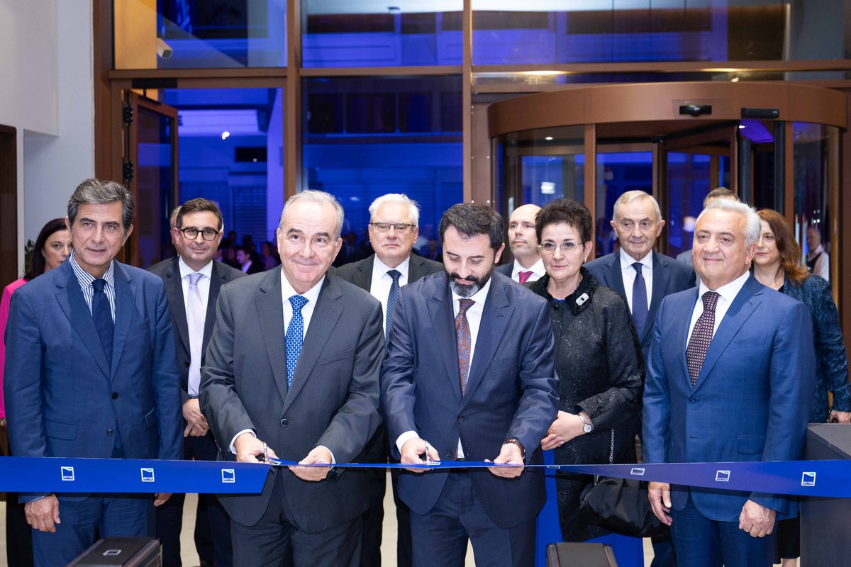 BSTDB's tweet image. It was an honour to inaugurate our new #sustainable HQ in Thessaloniki!🌿A LEED Gold certified, eco-friendly home for collaboration &amp;amp; innovation.  A milestone in @BSTDB history! Thank you to Board members, host country officials, diplomatic community, international partners and…