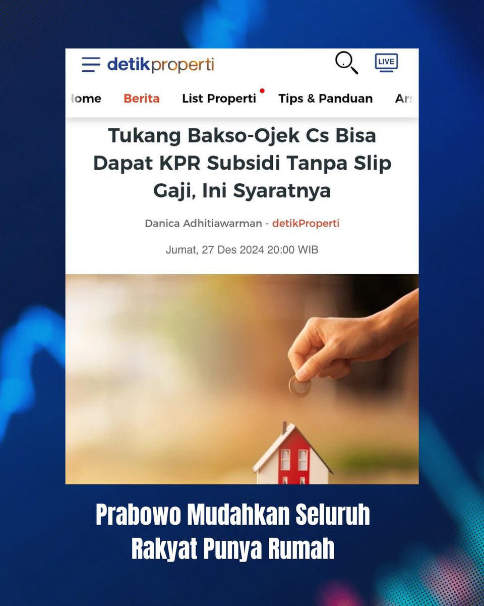 program Rumah Untuk Semua ini memang sangat dibutuhkan, masyarakat bisa jadi punya rumah dan pastinya bakal berdampak baik.