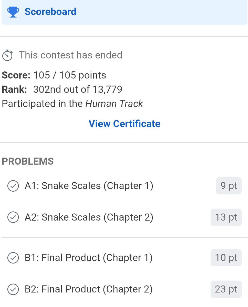 abhishekcode42's tweet image. All my system tests passed 🥳
Meta Hackercup final results are out, check yours.