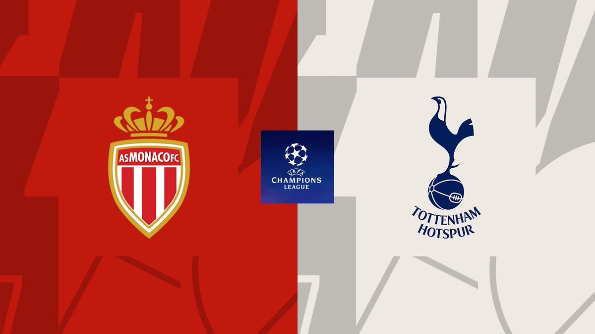 Monaco v Tottenham Hotspur - UEFA Champions League League Phase showing Live tonight on TNT Sports HD on the big screens at Fairford Town Football Club 8pm KO - SPIKES Diner &amp; Bar open all day from 12pm - spikesdiner.com