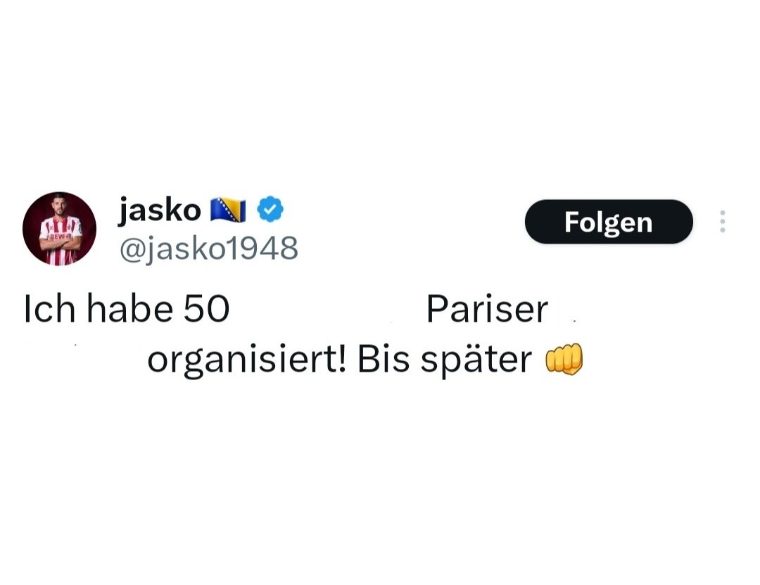 Alles is klaar voor de gangbang