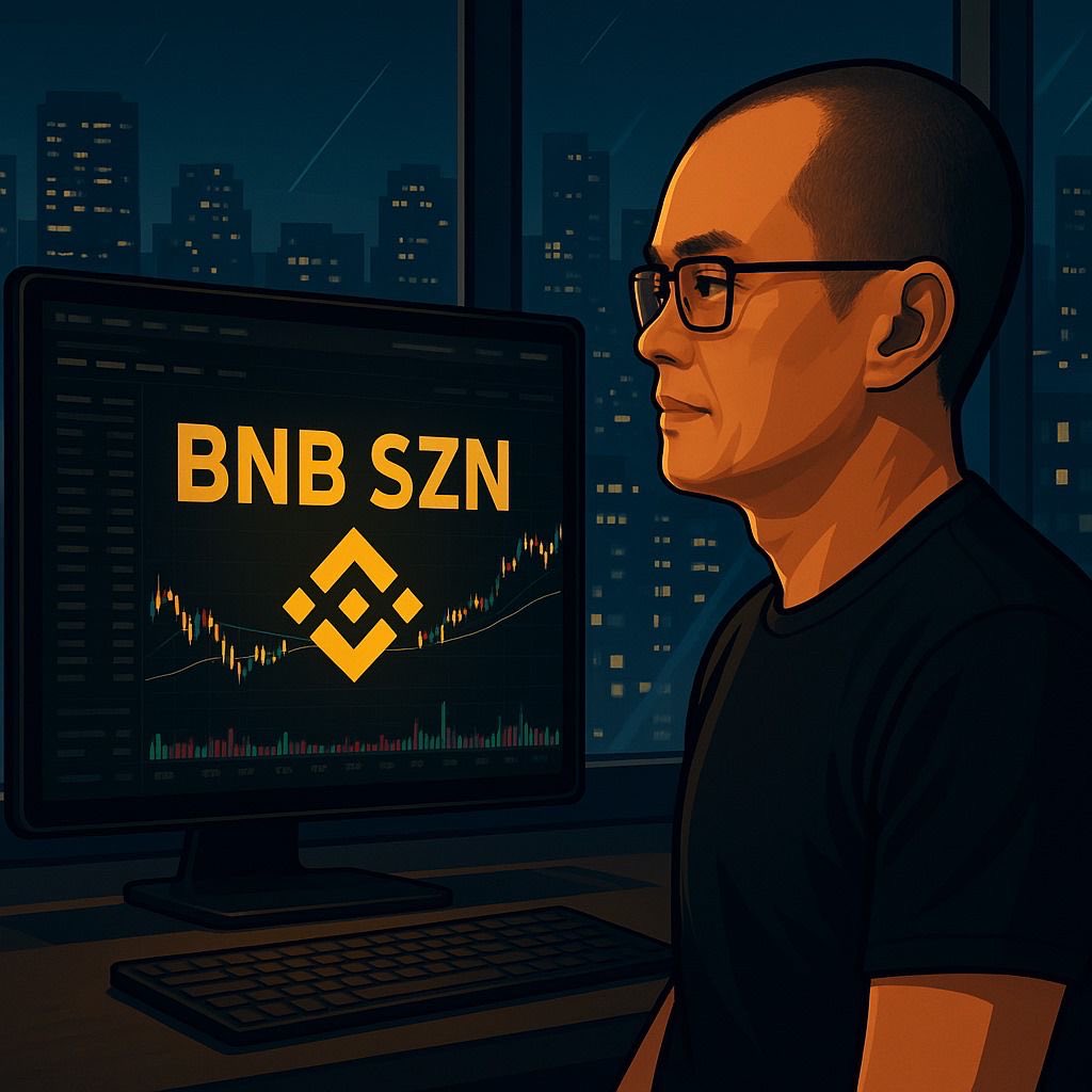 The trend is clear, we keep building 💛
#BNB meme $SZN