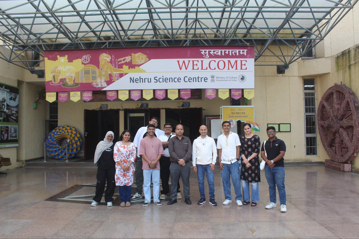 🌏✨ IHM Mumbai – Hyderabad Student Exchange Program 2025 ✨🌏

Day 4 -  The IHM Hyderabad team
They explored places like Citylight Market in Mahim, Bandra fort, Lunch at a costal seafood restaurant, an immersive, hands-on visit to the Nehru Science Centre in Worli.