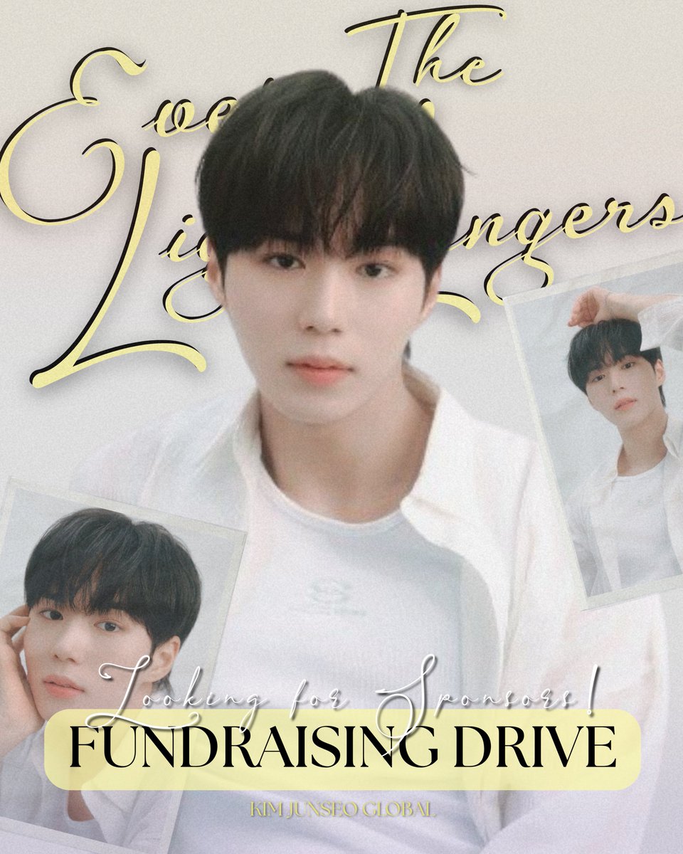 𝑬𝑽𝑬𝑵 𝑻𝑯𝑬 𝑳𝑰𝑮𝑯𝑻 𝑳𝑰𝑵𝑮𝑬𝑹𝑺
𝘍𝘶𝘯𝘥𝘳𝘢𝘪𝘴𝘪𝘯𝘨 𝘋𝘳𝘪𝘷𝘦 𝘧𝘰𝘳 𝘑𝘶𝘯𝘴𝘦𝘰 𝘋𝘢𝘺 2025

Even the smallest light can warm a thousand hearts✨

As we celebrate the light that never fades, we’re opening a special fundraising drive in honor of Kim Junseo’s