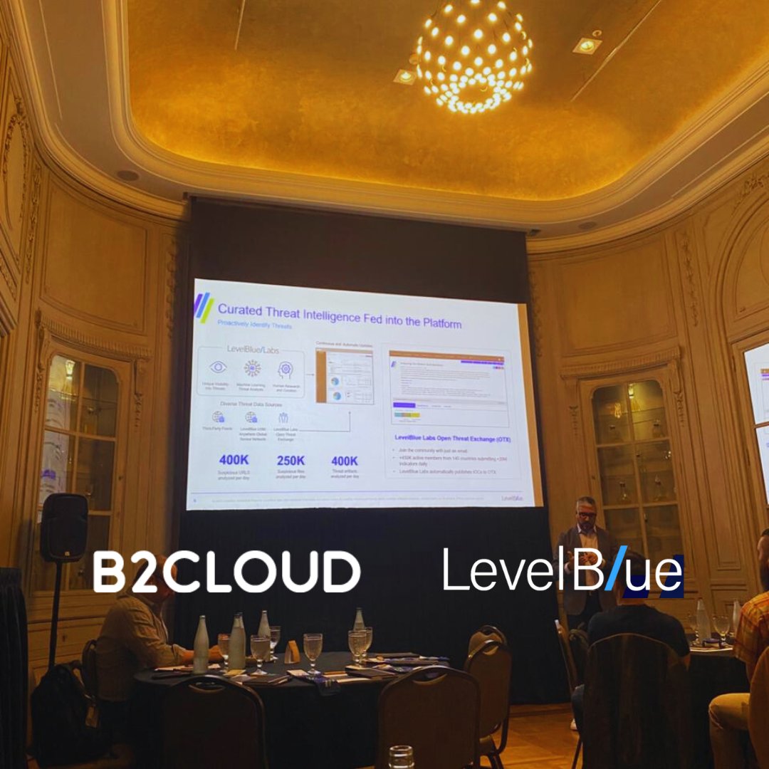 b2cloudtech's tweet image. Gracias a @LevelBlueCyber  por acompañarnos y por una jornada increíble 🔐.
En B2CLOUD presentamos nuestro SOC, y junto a @LevelBlueCyber  compartimos la potencia de USM Anywhere, su plataforma líder en detección y respuesta en la nube.
Gracias a Francisco Ávalos Ruiz, Carlos…