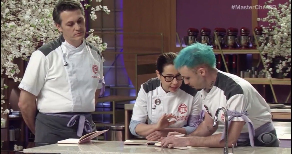 Realmente é o filho rebelde de pais divorciados que se odeiam 
#MasterChefBR