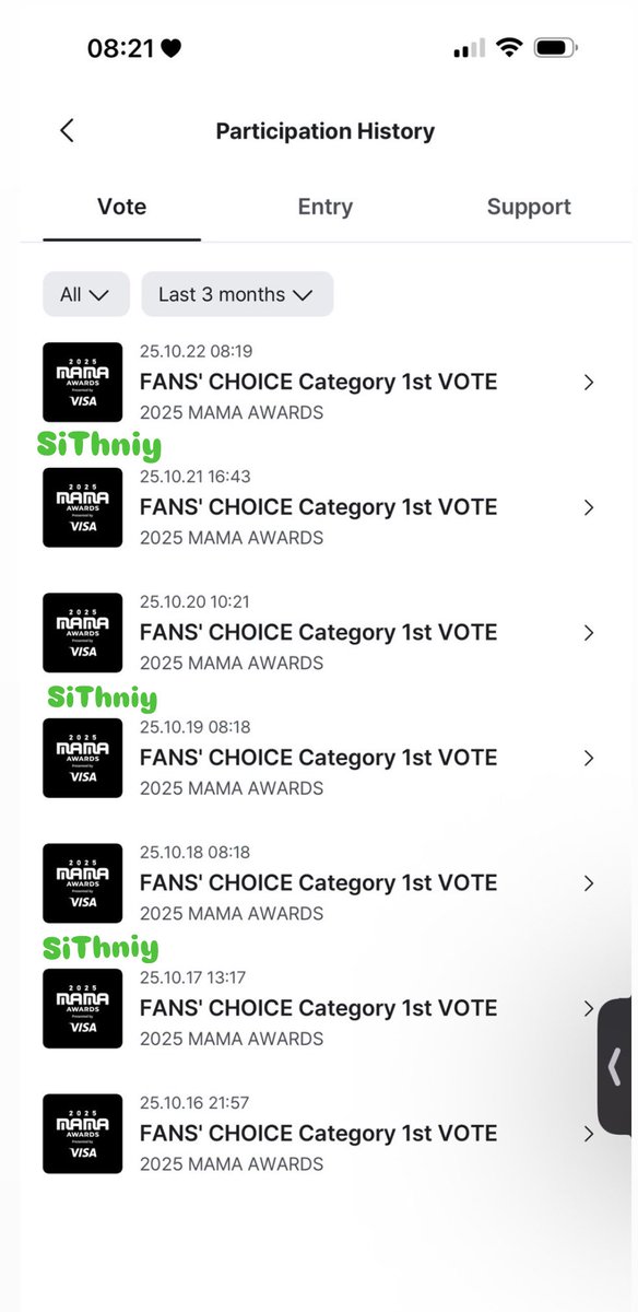 Day7 Good morning 🌈🌥️

โพสต์แรกของวัน มาโหวดให้เจ้าก้อนทั้ง7กันคับ💚

#2025MAMAVOTE #GOT7