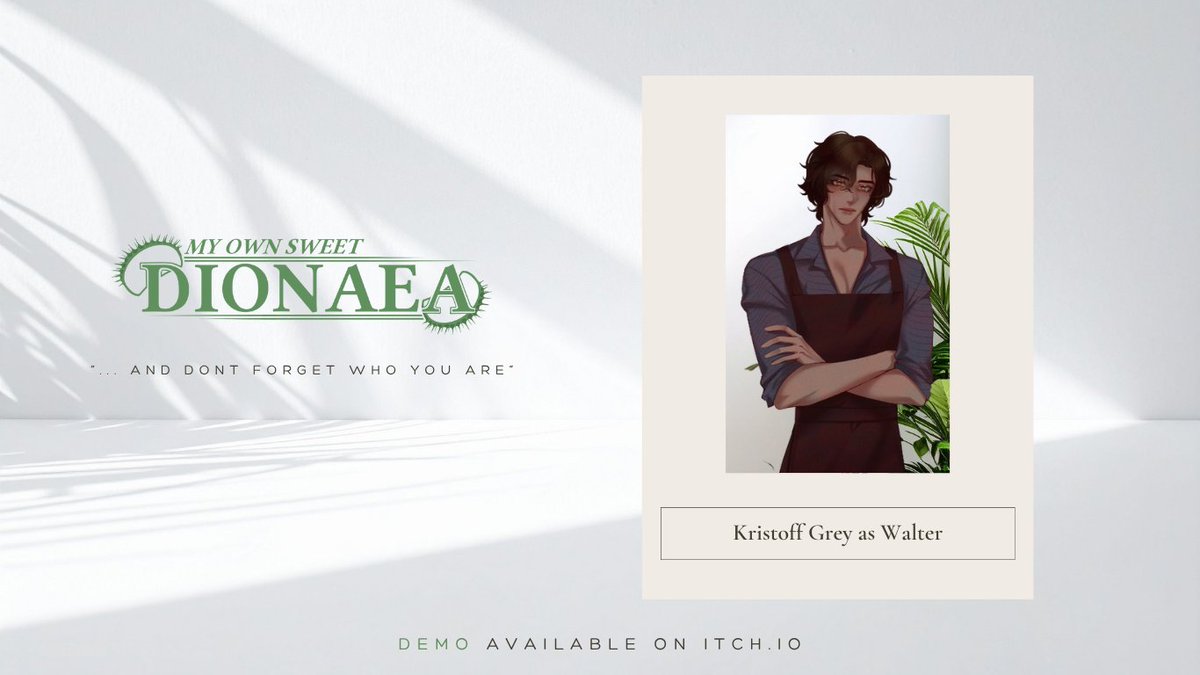 🌿 Thank you to <a href="/GrimroseStudios/">Grimrose Studios</a>, <a href="/thesloth777/">The Sloth</a>, and the amazing team behind "My Own Sweet Dionaea" for letting me be on board as the voice of Walter! 🌿

a-villarroel.itch.io/my-own-sweet-d…