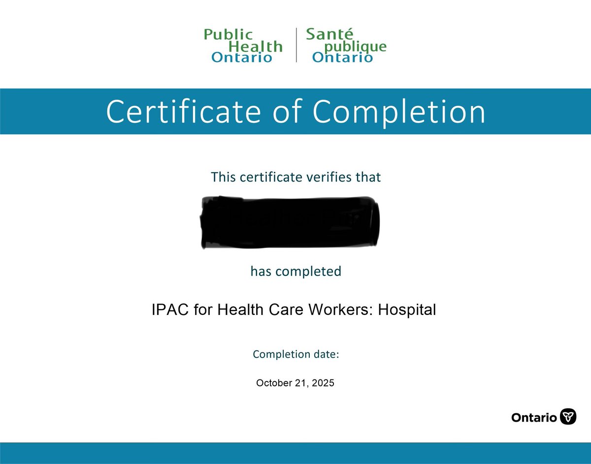 TdotMum's tweet image. It's no wonder that patients leave with or die from infections acquired in hospitals. I completed this course within about an hour online with no prior medical training. There are so many GLARING safety omissions in this course & patients are NOT being protected. It's criminal.