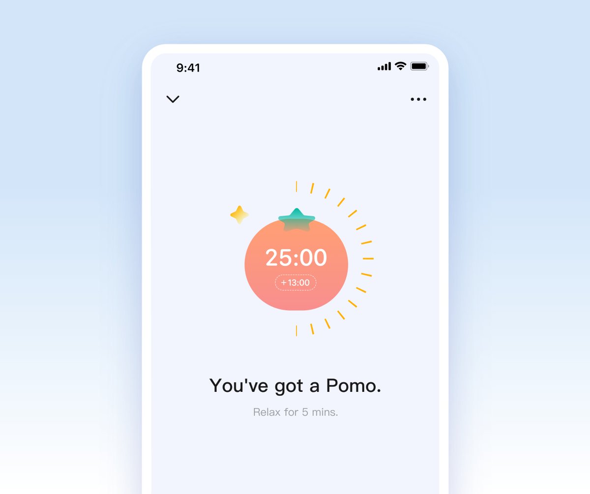 Optimized Pomodoro experience! 🍅

⏱️ Keep working after a session ends? Click the extra time below the timer to add it to your record.
📝 Forgot to stop early? Tap the timer or ... to edit your focus duration.

Update to:
iOS/Android 7.7.00 | macOS 6.3.30 | Windows 6.4.00