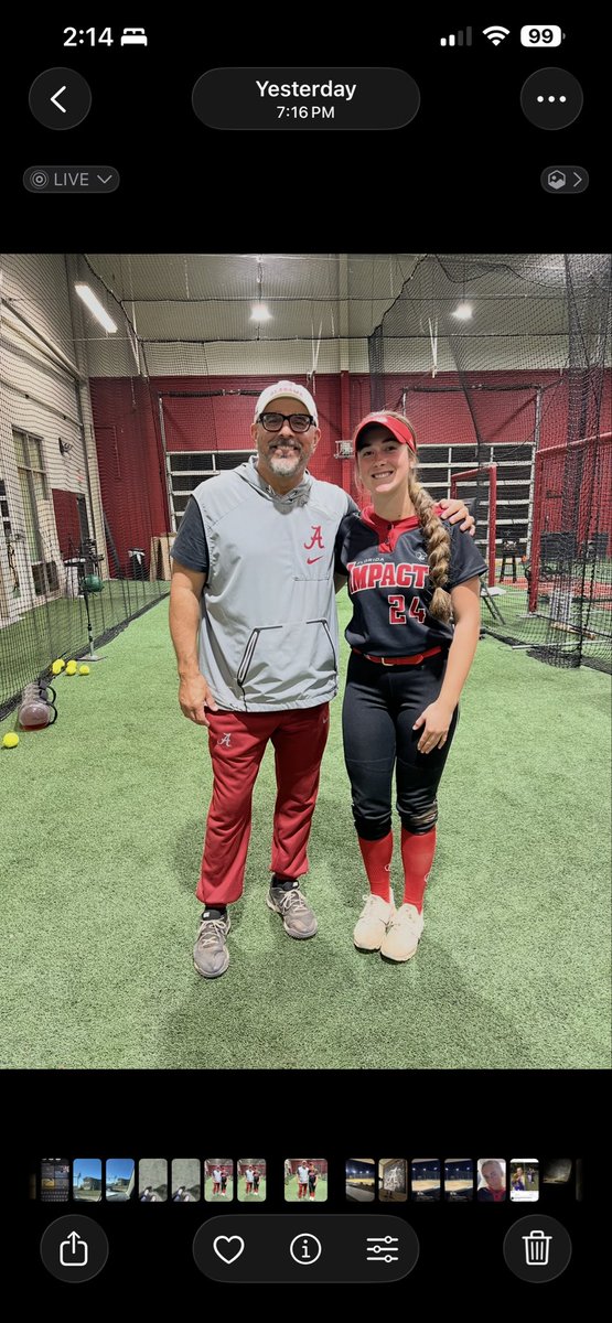 EdenRustin's tweet photo. There's nothing quite like being in Tuscaloosa! Thank you  @UACoachMurphy @KaylaBraud1 @lmcmahon7 for always leaving every girl that comes through your camps a little better than when they started. Person>Athlete #RollTideRoll @FLImpactYates @yates55_2009 @Jodirustin78 @WHS_Sports @D1ProScouts @UWAA_United @ExtraInningSB @SBRRetweets  @CoastRecruits @TopPreps @fastpitchwatch @SoftballDown @DfwSho @PrepSoftball @NE_Ok_HS_Sports @AScholarsBrand @LineDsoftball @AllGlory2Him
