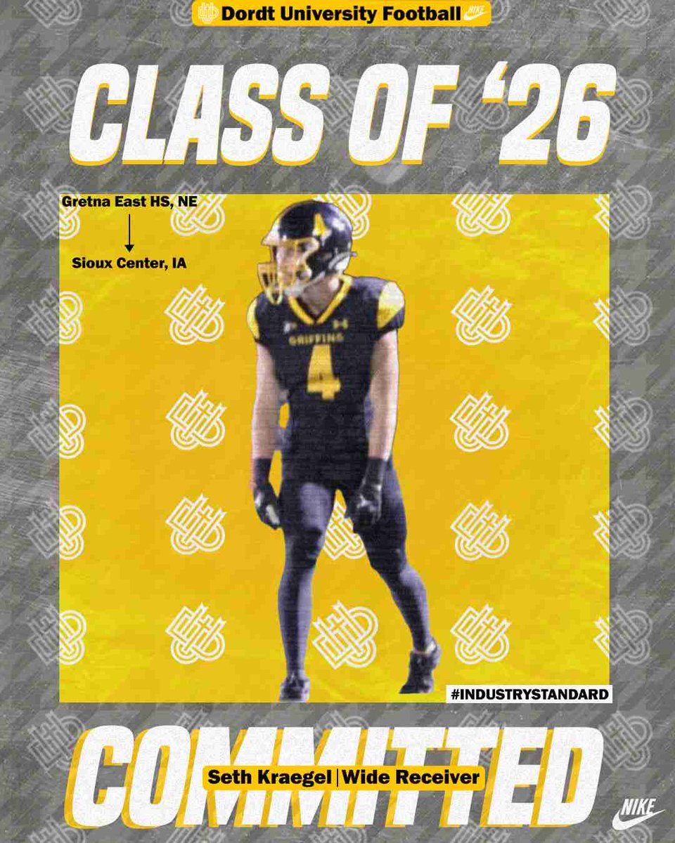 COMMITTED!! <a href="/DordtFB/">Dordt Football</a> <a href="/Coach_Roelofs/">Coach Taylor Roelofs</a> <a href="/HuttingaLucas/">Coach Lucas Huttinga</a> <a href="/LeviJungling05/">Coach Levi Jungling</a> <a href="/CoachHaberman/">Coach Haberman</a> <a href="/GriffFootball/">Gretna East Football</a>