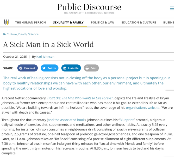 Bryan Johnson tweet media