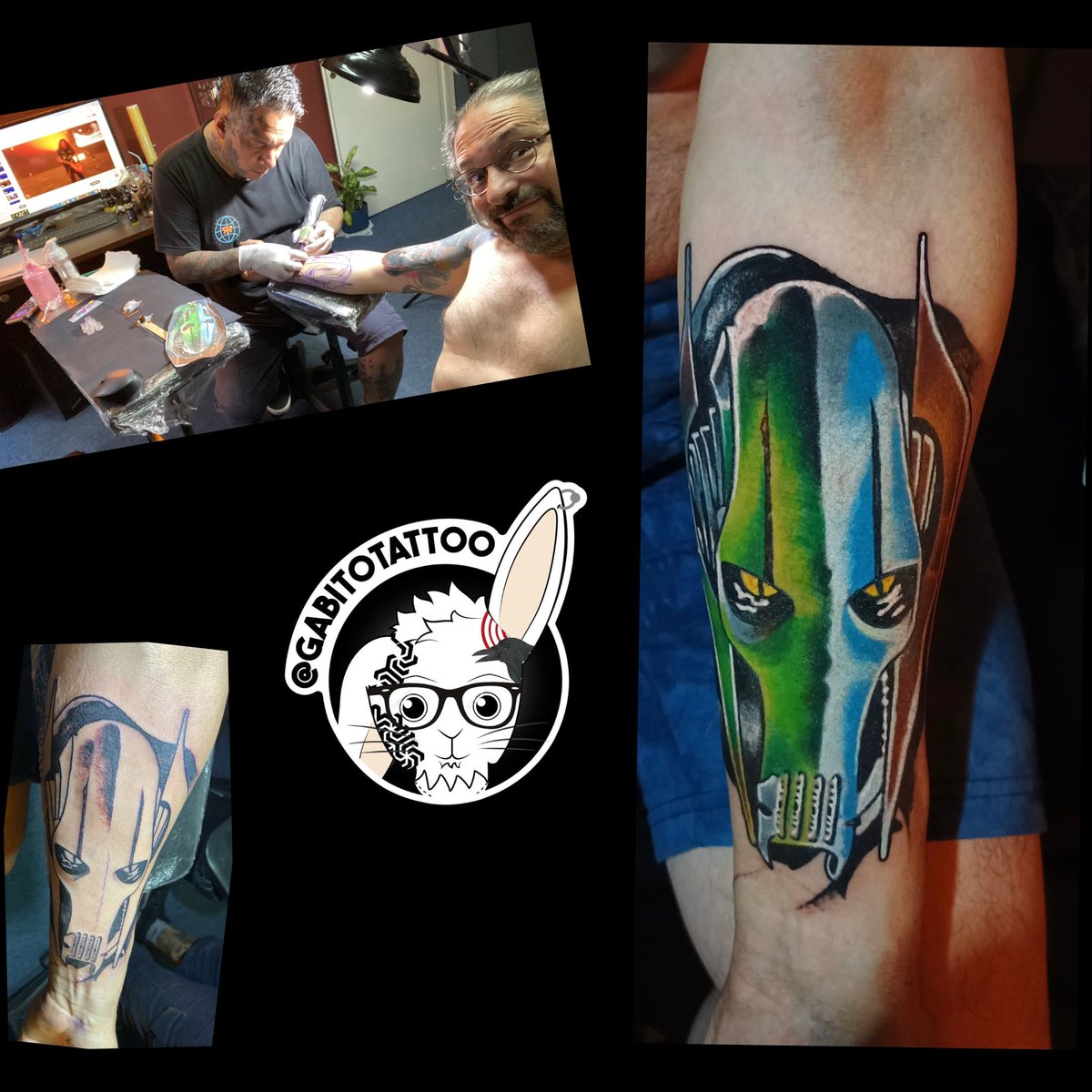 joadmanuel's tweet image. Otra sesión con  el crack de @gabitotattoo