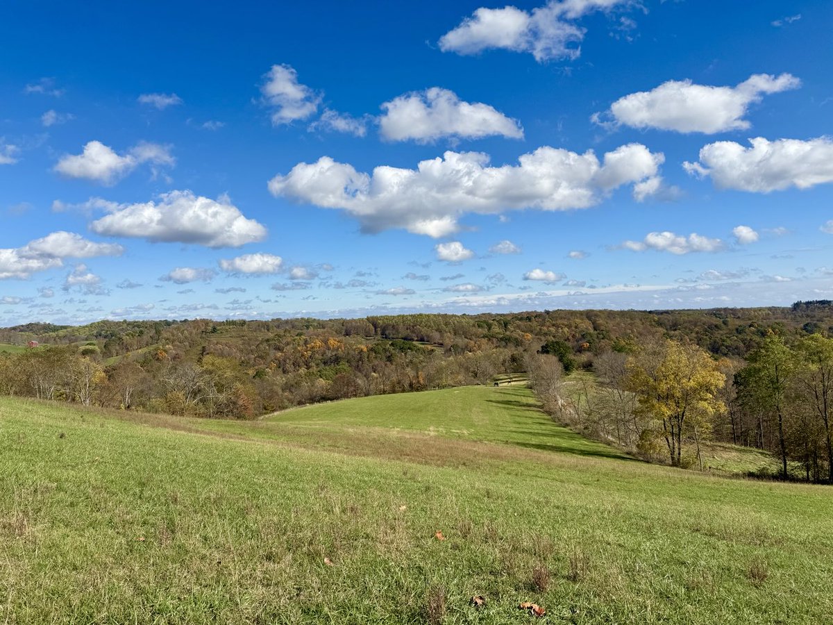 Was a perfect afternoon to get some things ready for hunting season at the #DoubleJFarm. 🎯🦌