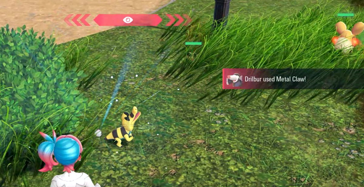 First phase for Shiny Alpha Gabite ft. a judgemental Alpha Numel