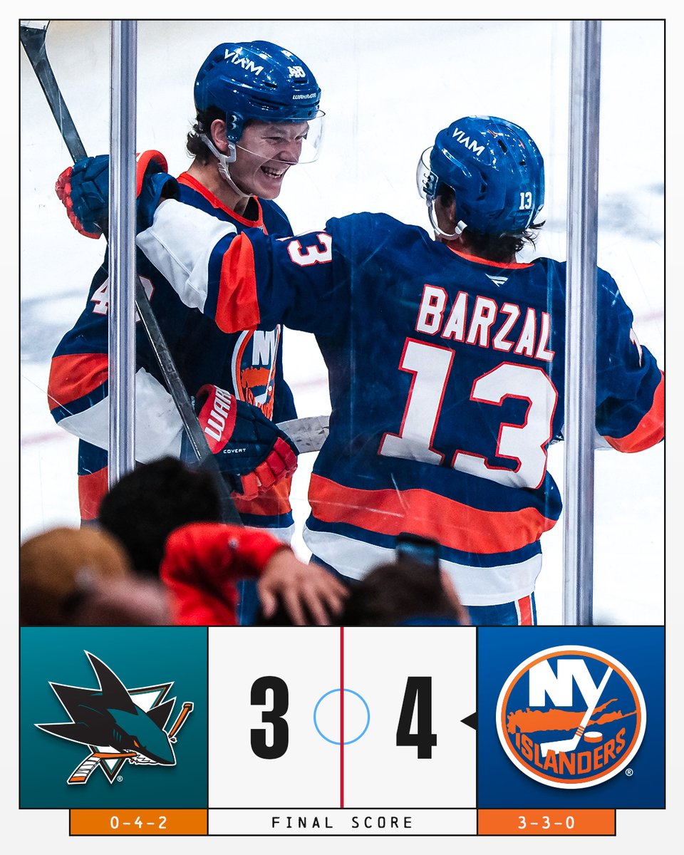 The <a href="/NYIslanders/">New York Islanders</a> get the W! 🦞