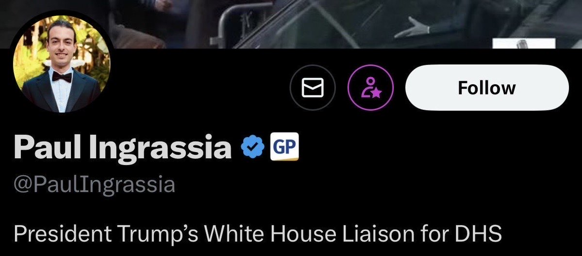 Reminder that Mr. “Nazi streak” still works for the White House. Withdrawing his nomination is not good enough. Ingrassia should be removed from the White House and government service altogether.
