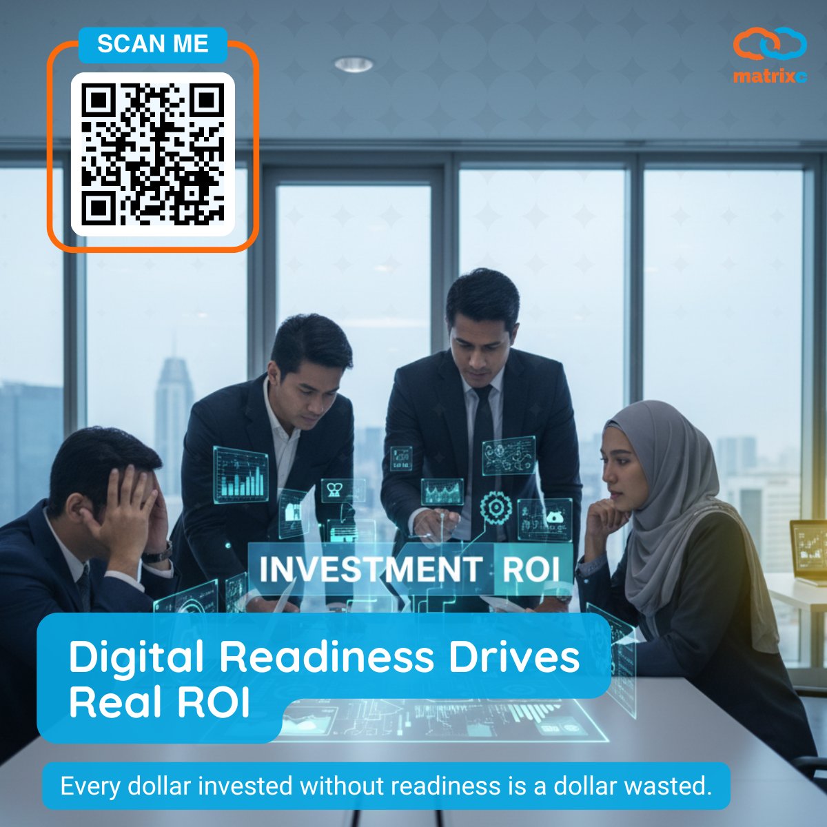 matrixconnexion's tweet image. Don’t waste another budget cycle guessing where to invest.
👉 Start Now: stax.matrixc.com/readiness-asse…
📲 Or WhatsApp us directly: wa.me/60124278432
#matrixc #DigitalReadiness #ROI #FutureOfWork #DigitalStrategy