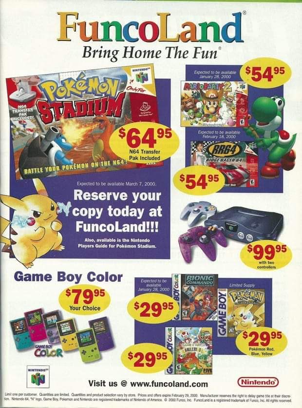 FunkoPOPsNews's tweet photo. FuncoLand, Bring home the fun! Do you remember FuncoLand 😳 the predecessor to GameStop ~ #FuncoLand https://t.co/TLCMTSxxpc
