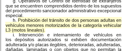cviguria's tweet photo. Como ya se advertía, las medidas del estado de emergencia son tan amplias y generales que se puede interpretar que van contra las marchas, claramente. Establecen que la Policía y las FF.AA. puede actuar contra "otras sitauciones de violencia". Igualmente, se limitará la libertad de reunión y de tránsito. 

También se prohíbe el uso de dos personas en motocicleta, así que las quejas irán por ahí. 

Posiblemente, lo más interesante son las acciones de control penitenciario, que en realidad, se podía hacer si necesidad de estado de emergencia... 

En fin.