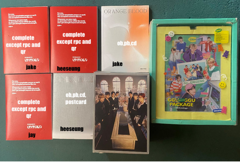 sunwon_cartz's tweet photo. WTT LFT WTS LFB PH sell trade

have: enha unsealed album

Memories pom set
dd ody chary ess
ru engene heeseung jay jake ob jake db heeseung
ggu ggu package 2021
gguggu 2022 ob and pb
bdo dusk 
bc hype up
bday garland

want: any enhypen pc
qyop if wtb https://t.co/K8D28FkhVh