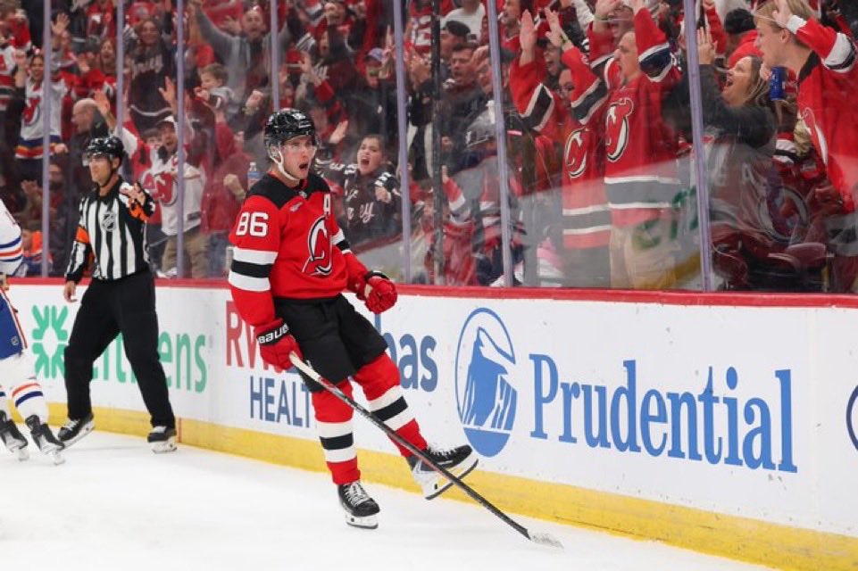 Jack Hughes’ moment.

#NJDevils