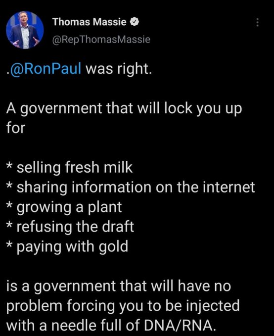 Thomas Massie is the MAGA I voted for.